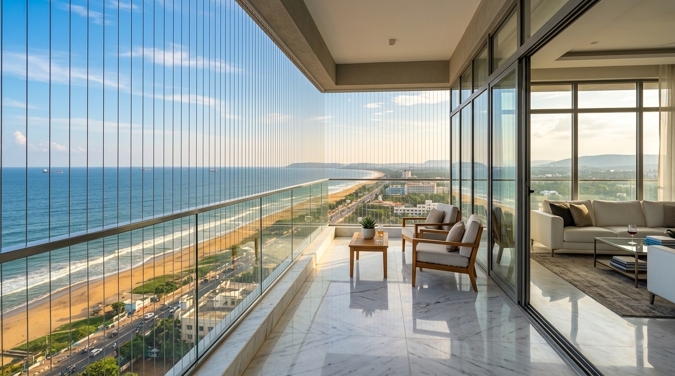 Illustrative layout concept - Ocean Crest Towers, Beach Road, Visakhapatnam