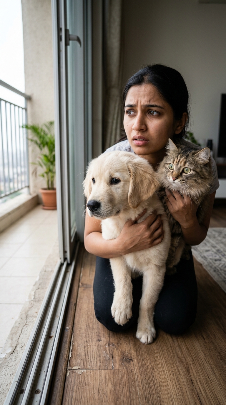 Pet Balcony Fall Anxiety
