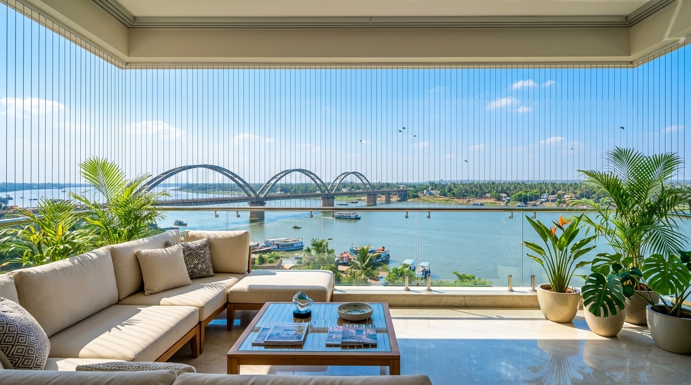 High-Rise Balcony Cross-Ventilation